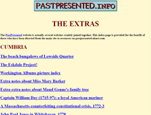 Tablet Screenshot of pastpresented.ukart.com
